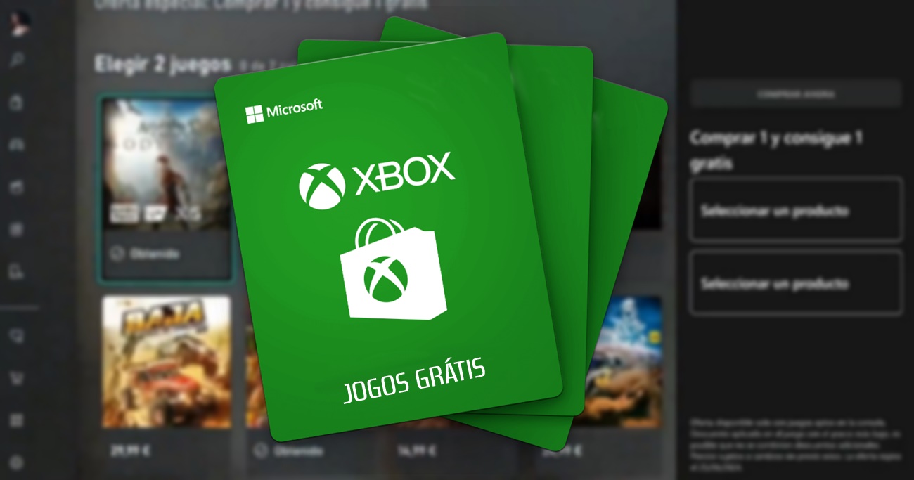 Xbox agora está oferecendo dois jogos gratuitos na compra de um