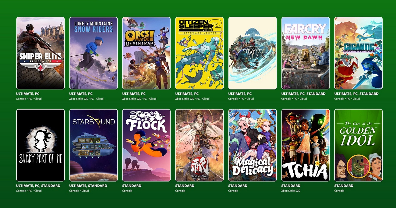 Xbox Game Pass confirma 12 jogos para janeiro de 2025