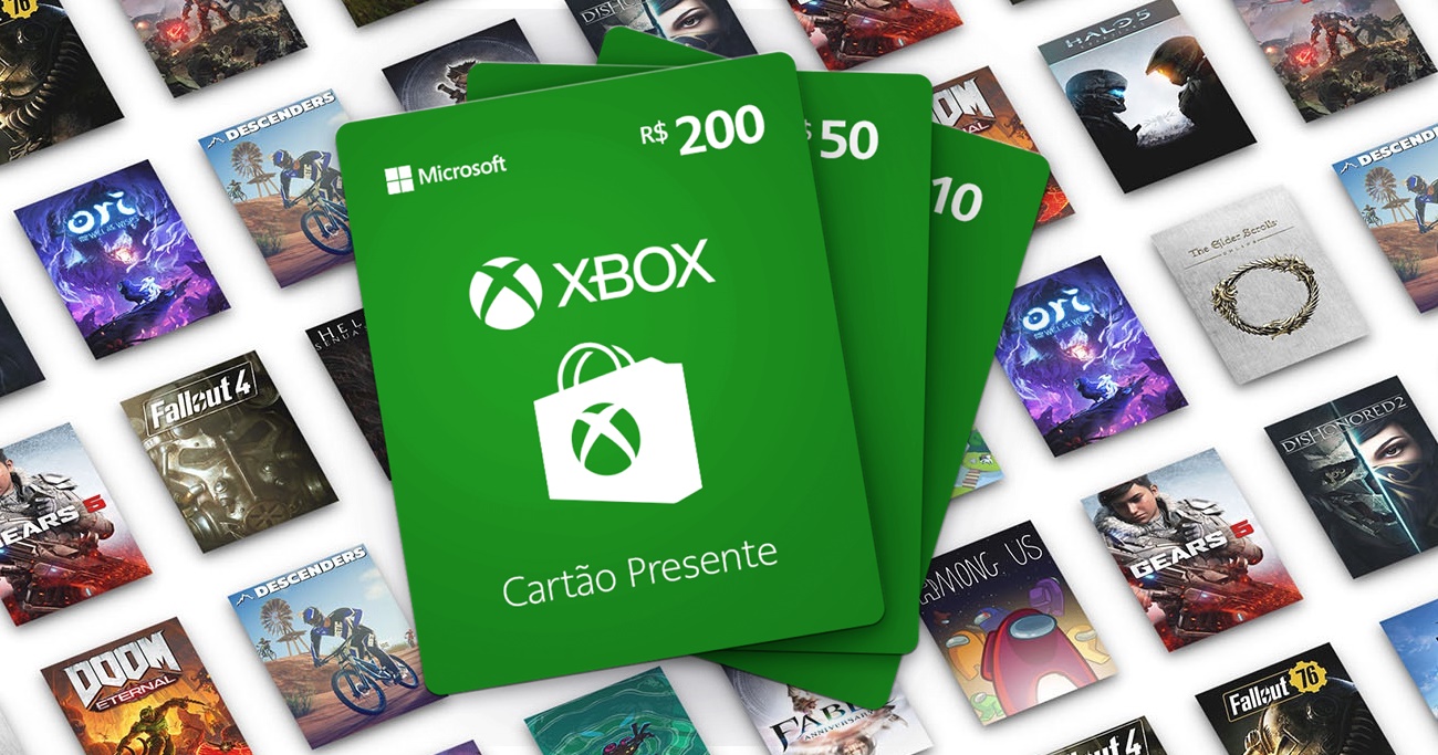 Xbox disponibiliza Gift Cards gratuitos para resgatar em 2025